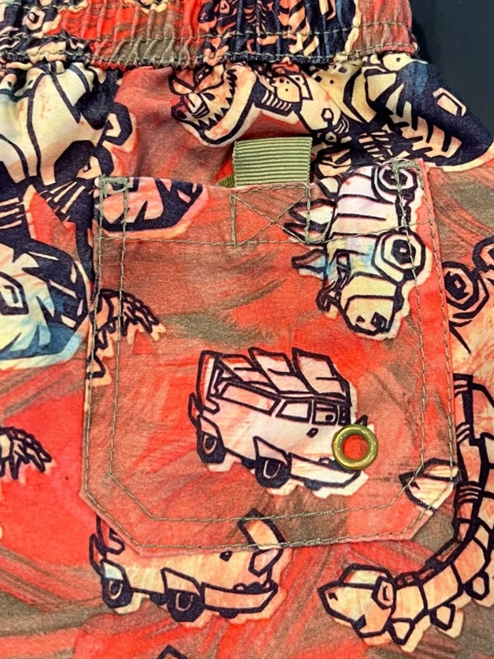 Disney Pixar Cars on the Road Swimming Trunks Shorts Toddler Boys Sz 4